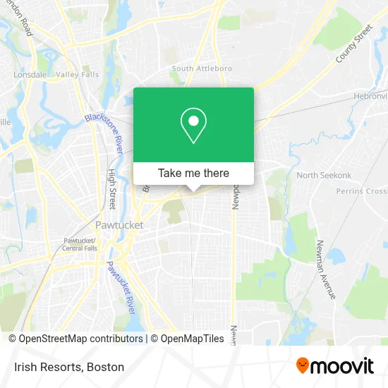Irish Resorts map