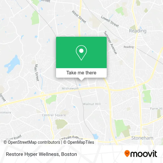 Restore Hyper Wellness map