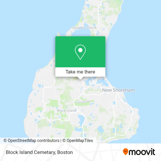 Block Island Cemetary map