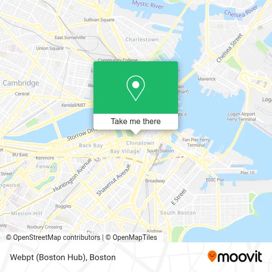 Webpt (Boston Hub) map