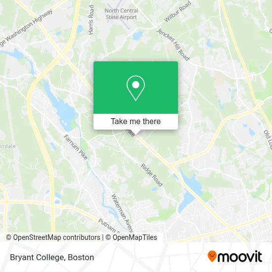 Bryant College map