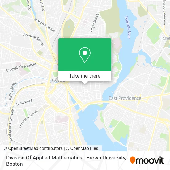 Division Of Applied Mathematics - Brown University map