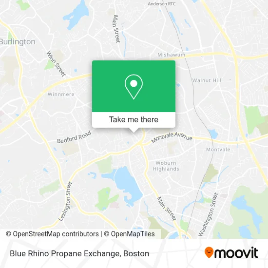 Blue Rhino Propane Exchange map