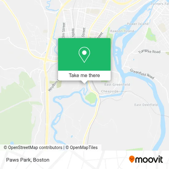 Paws Park map