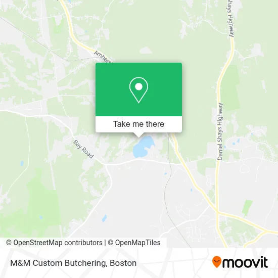 M&M Custom Butchering map