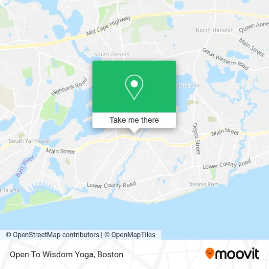 Open To Wisdom Yoga map