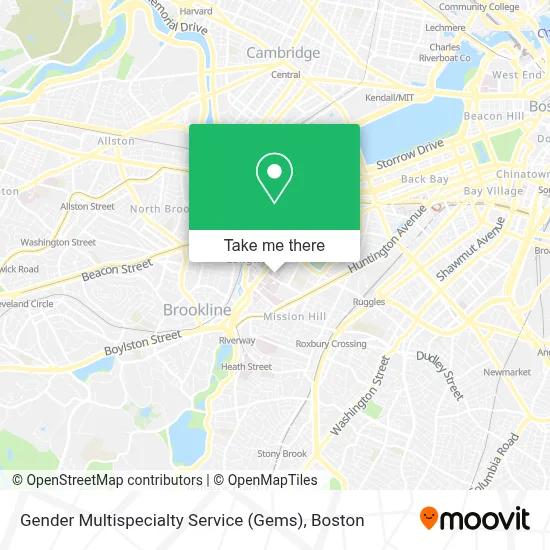 Gender Multispecialty Service (Gems) map