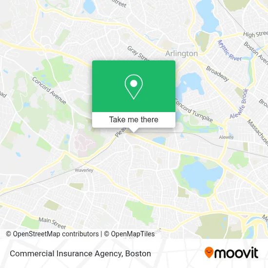 Commercial Insurance Agency map