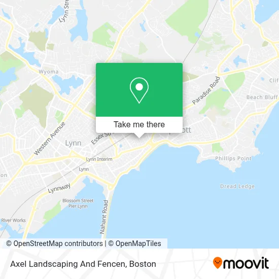 Axel Landscaping And Fencen map