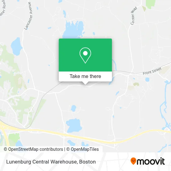 Lunenburg Central Warehouse map