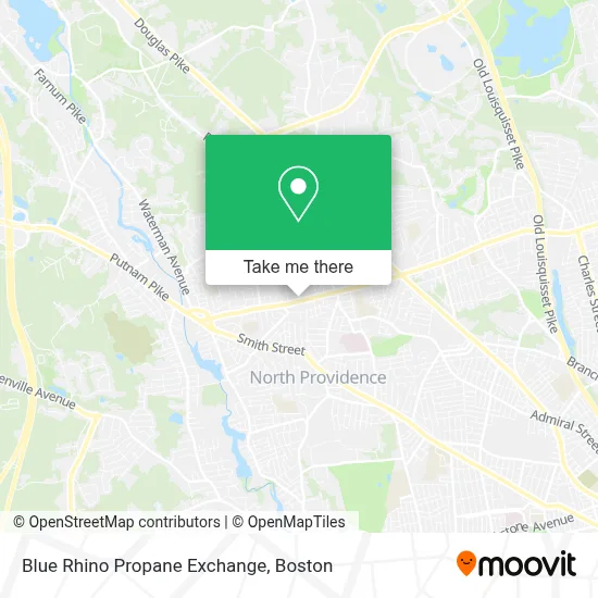 Blue Rhino Propane Exchange map