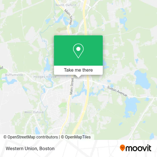 Western Union map