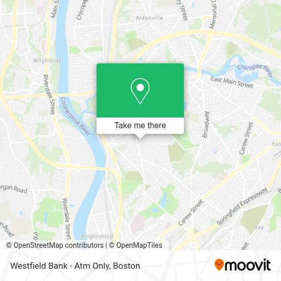 Westfield Bank - Atm Only map