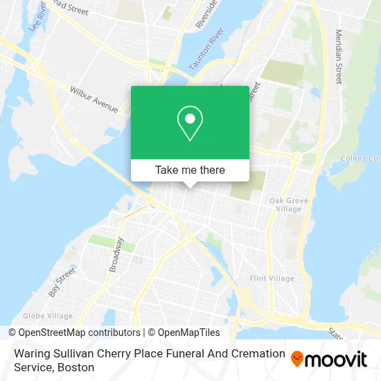 Waring Sullivan Cherry Place Funeral And Cremation Service map