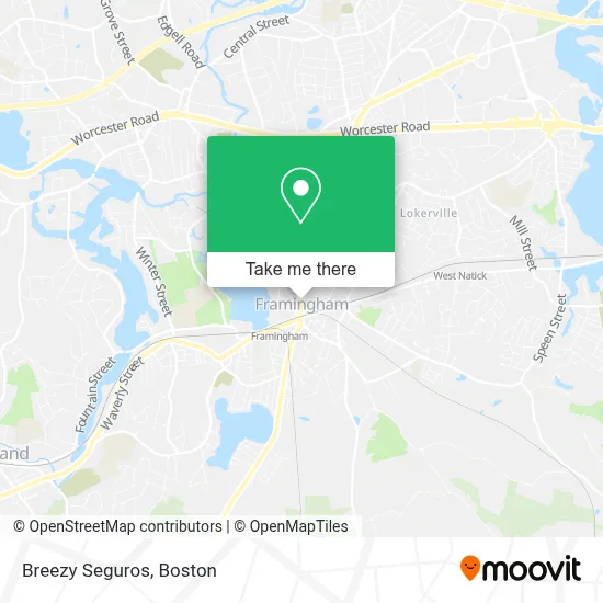 Breezy Seguros map