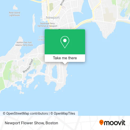 Newport Flower Show map