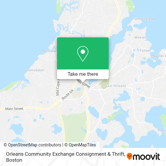Orleans Community Exchange Consignment & Thrift map