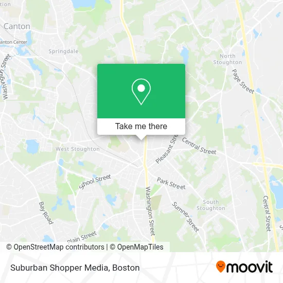 Suburban Shopper Media map