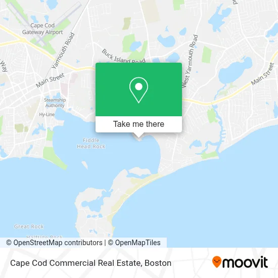 Cape Cod Commercial Real Estate map