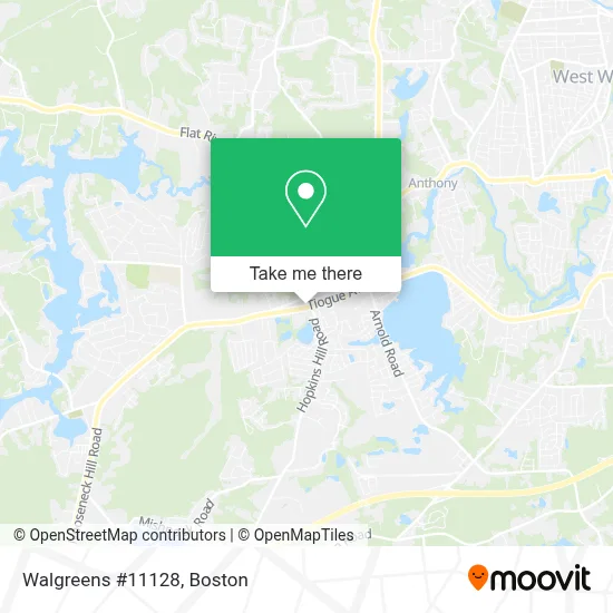 Walgreens #11128 map