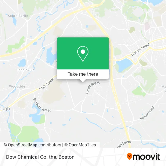 Dow Chemical Co. the map