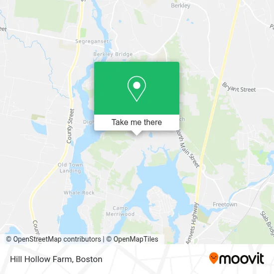 Hill Hollow Farm map