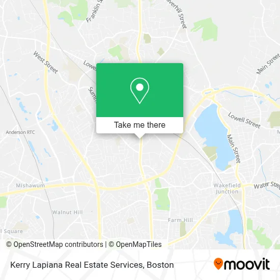 Kerry Lapiana Real Estate Services map