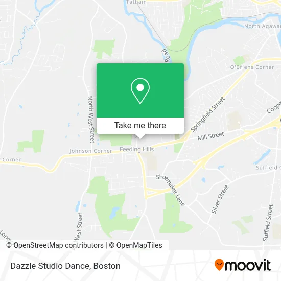 Dazzle Studio Dance map