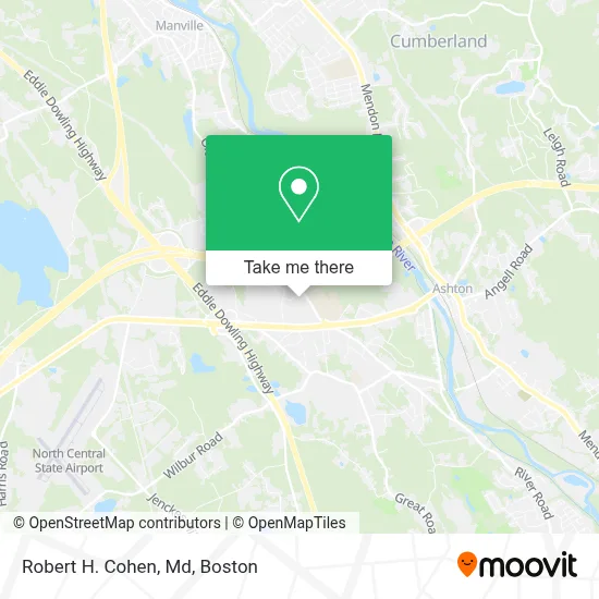 Robert H. Cohen, Md map