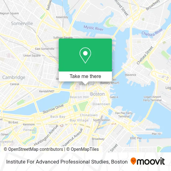 Institute For Advanced Professional Studies map