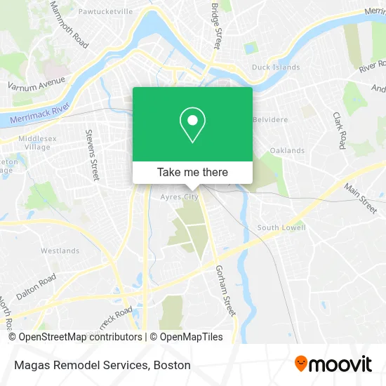 Magas Remodel Services map