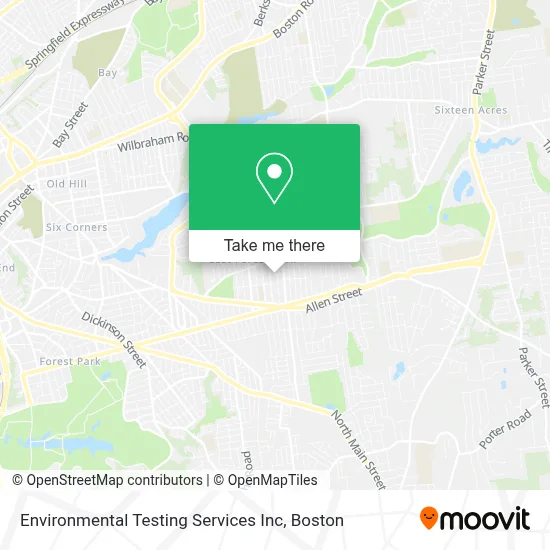Environmental Testing Services Inc map