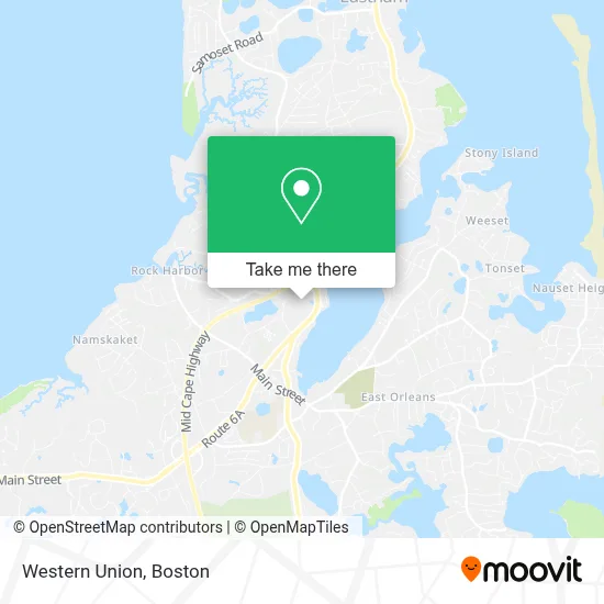 Western Union map