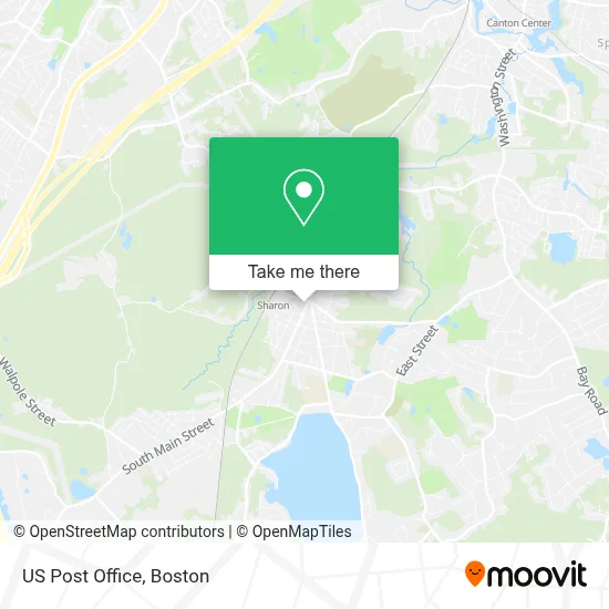 Us Post Office map