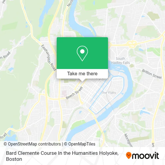 Bard Clemente Course In the Humanities Holyoke map