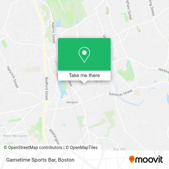Gametime Sports Bar map