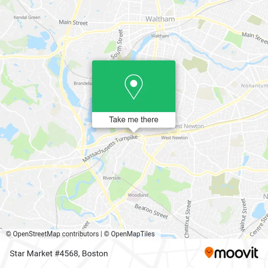 Star Market #4568 map
