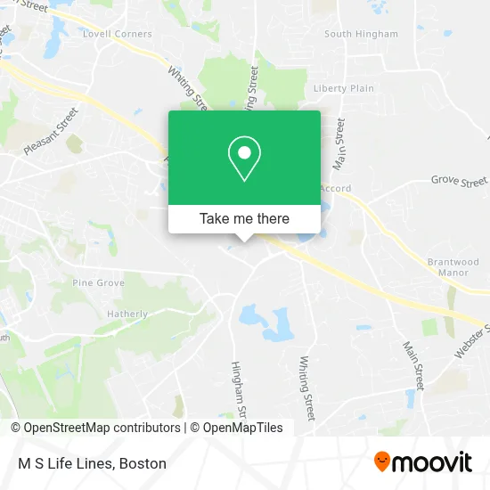 M S Life Lines map