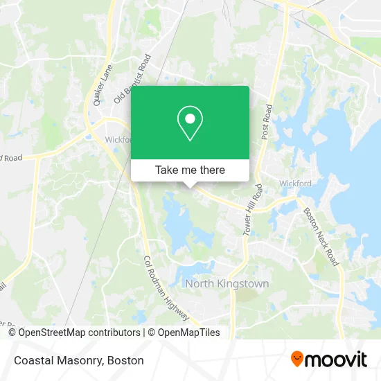 Coastal Masonry map