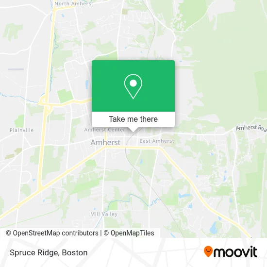 Spruce Ridge map