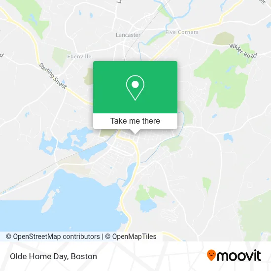 Olde Home Day map