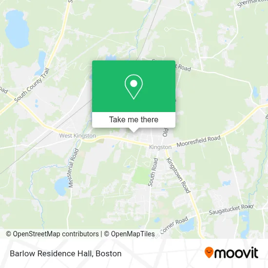 Barlow Residence Hall map