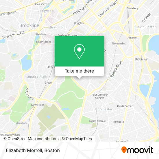 Elizabeth Merrell map