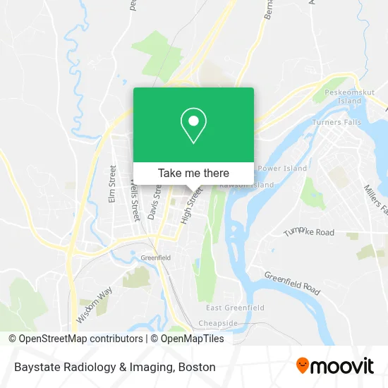 Baystate Radiology & Imaging map