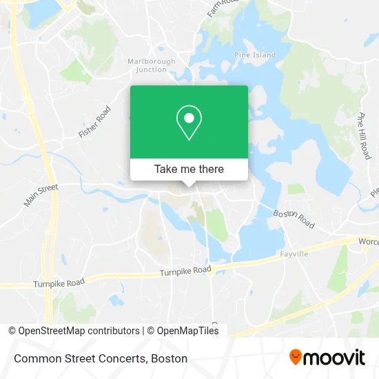 Common Street Concerts map