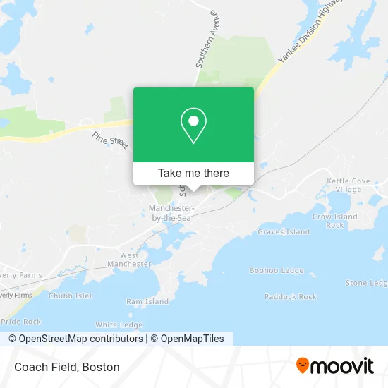 Coach Field map