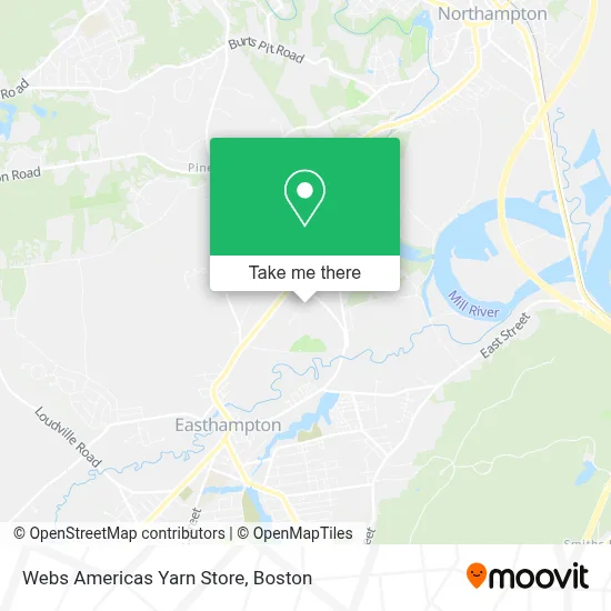 Webs Americas Yarn Store map