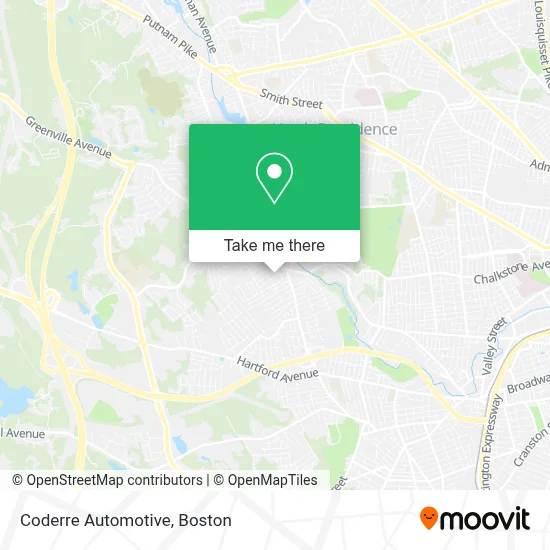 Coderre Automotive map