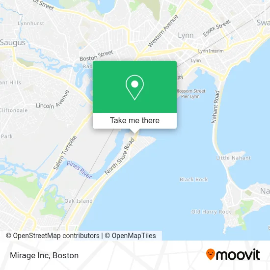 Mirage Inc map