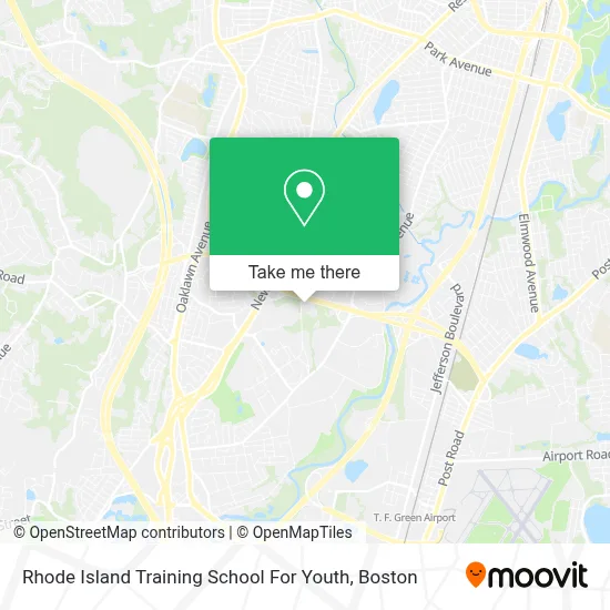 Rhode Island Training School For Youth map